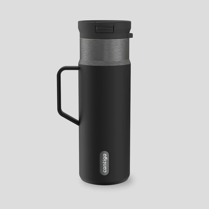 20 oz SnapSeal™ Bottle w/Handle - Licorice Gunmetal [W988Y] [EH4AP]